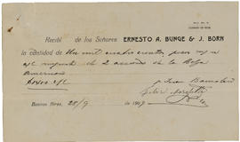 [Nota de Juan C. Bancalari, Buenos Aires, 28/09/1909]