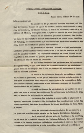 Sociedad Anónima Quebrachales Paraguayos Memoria