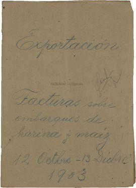 Exportación: Embarques de Harina y Maíz / [Carta de Federico Hormann a Ernesto A. Bunge y J. Born...