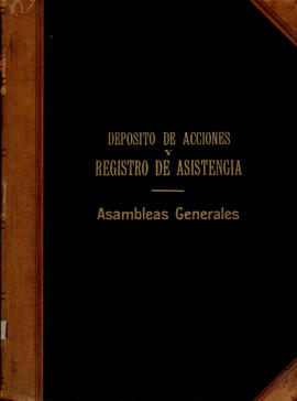 Deposito de Acciones y Registro de asistencia Asambleas Generales