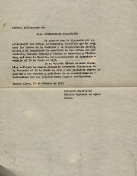 [Acta de la reunión de octubre de 1953]