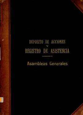 Depósito de acciones y registro de asistencia Asambleas Generales