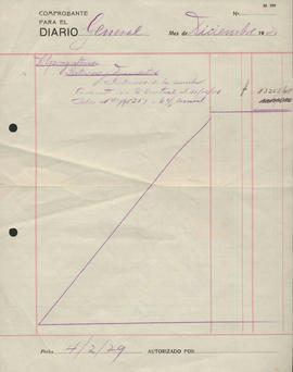 Comprobante para el Diario General